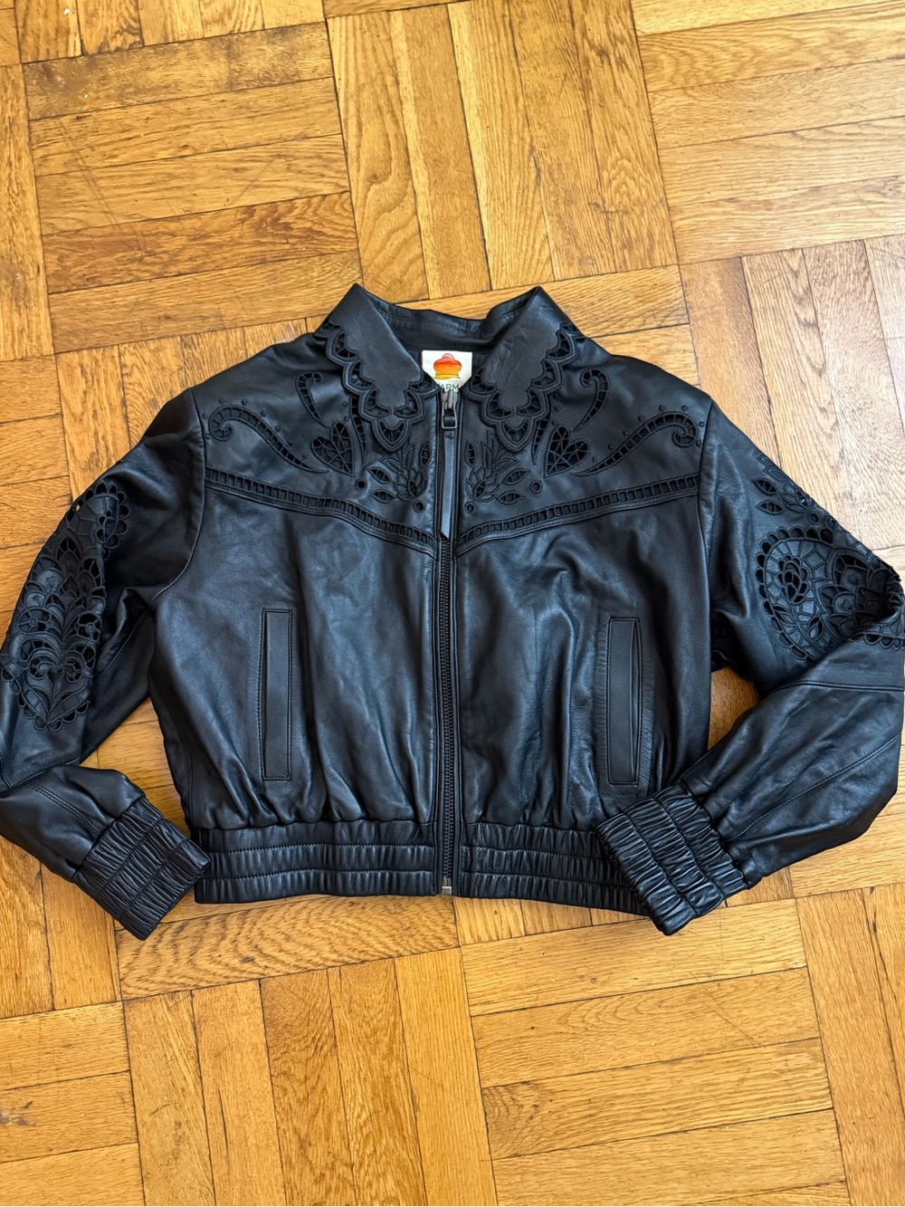 Farm Rio
Black Richelieu Heart Leather Jacket - Picture 12 of 16